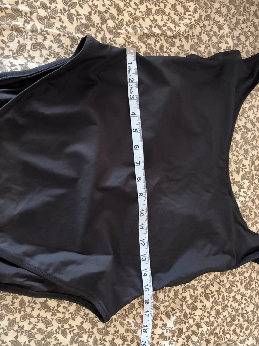 Skims Iconic Plunge One Piece High Rise Leg Swimsuit Black 2XL